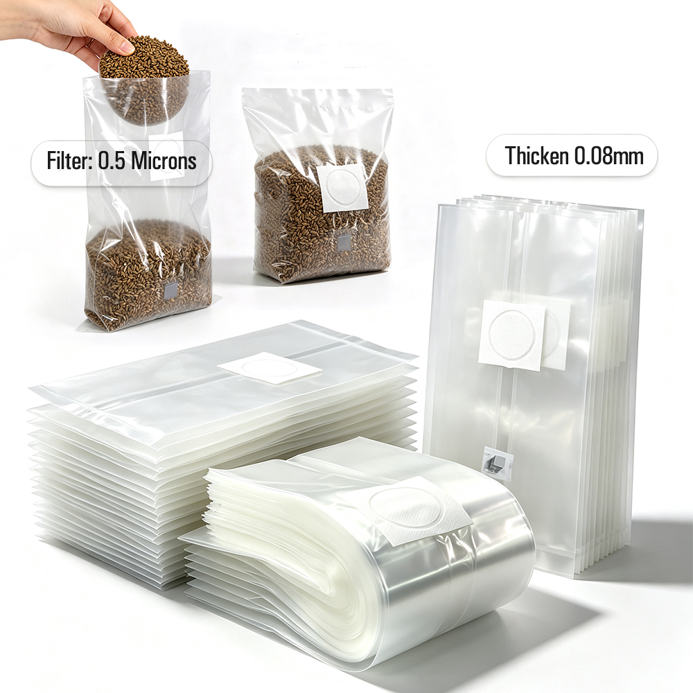 Mushroom Spawn Bag - 10 Stück 0,5 μm Filter-Patch für